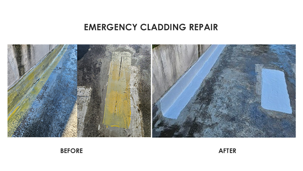 Emergency Cladding Repair at Height - Cardiff | The Comprehensive Group